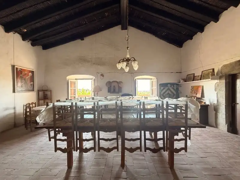 Esszimmer von Country house zum Verkauf in La Tallada d'Empordà mit Privatgarten, Terrasse und Abstellraum