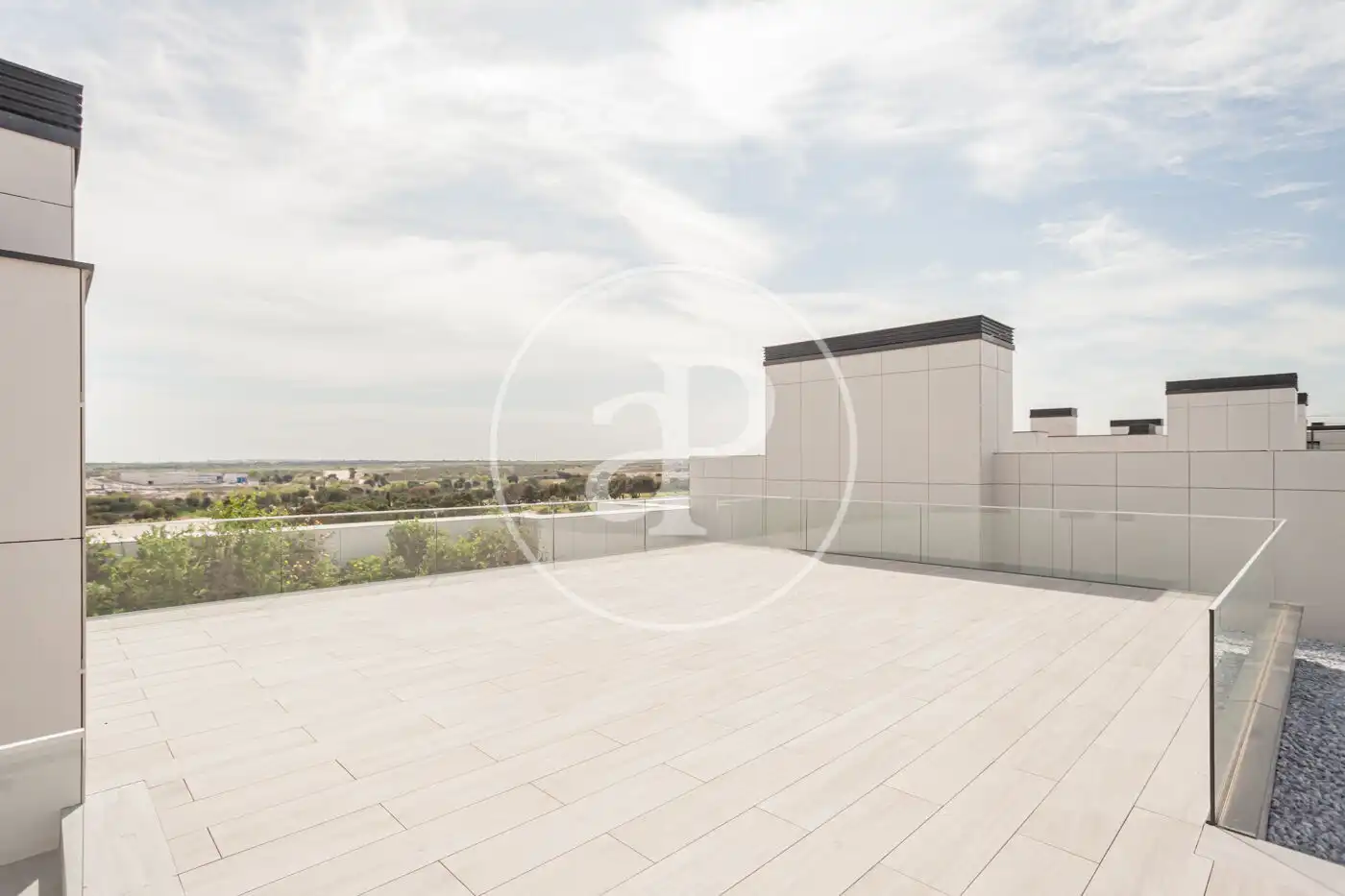 Terrace of Flat for rent in Pozuelo de Alarcón  with Air Conditioner, Heating and Private garden