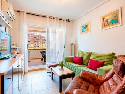 Living room of Flat for sale in Oropesa del Mar / Orpesa  with Air Conditioner, Terrace and Storage room