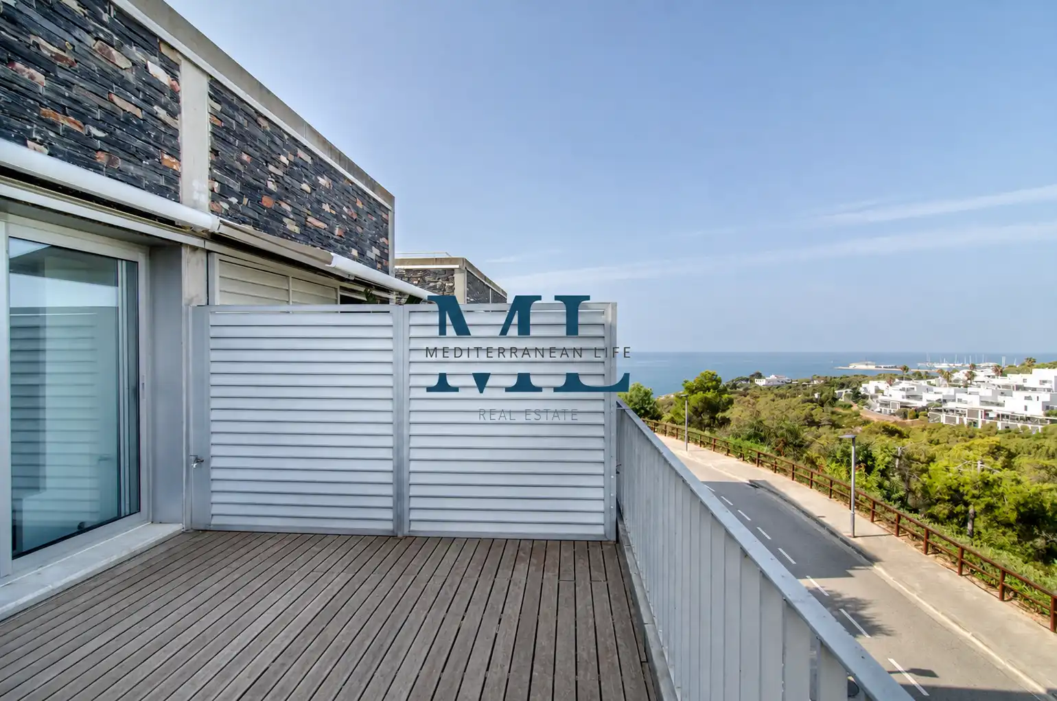 Terraza de Dúplex en venta en Sant Pere de Ribes con Calefacción, Jardín privado y Piscina