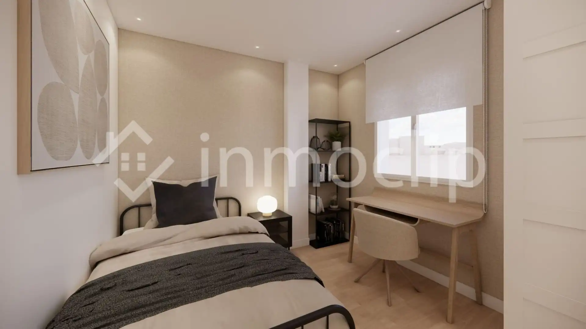 Bedroom of Flat for sale in Salamanca Capital  with Heating and Furnished