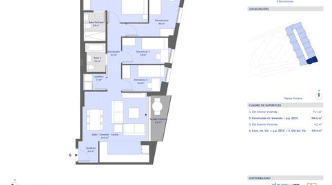 Photo 2 from new construction home in Flat for sale in Gasómetro, Roger de Llúria, Gibert y Pare Font, Segle XX, Barcelona