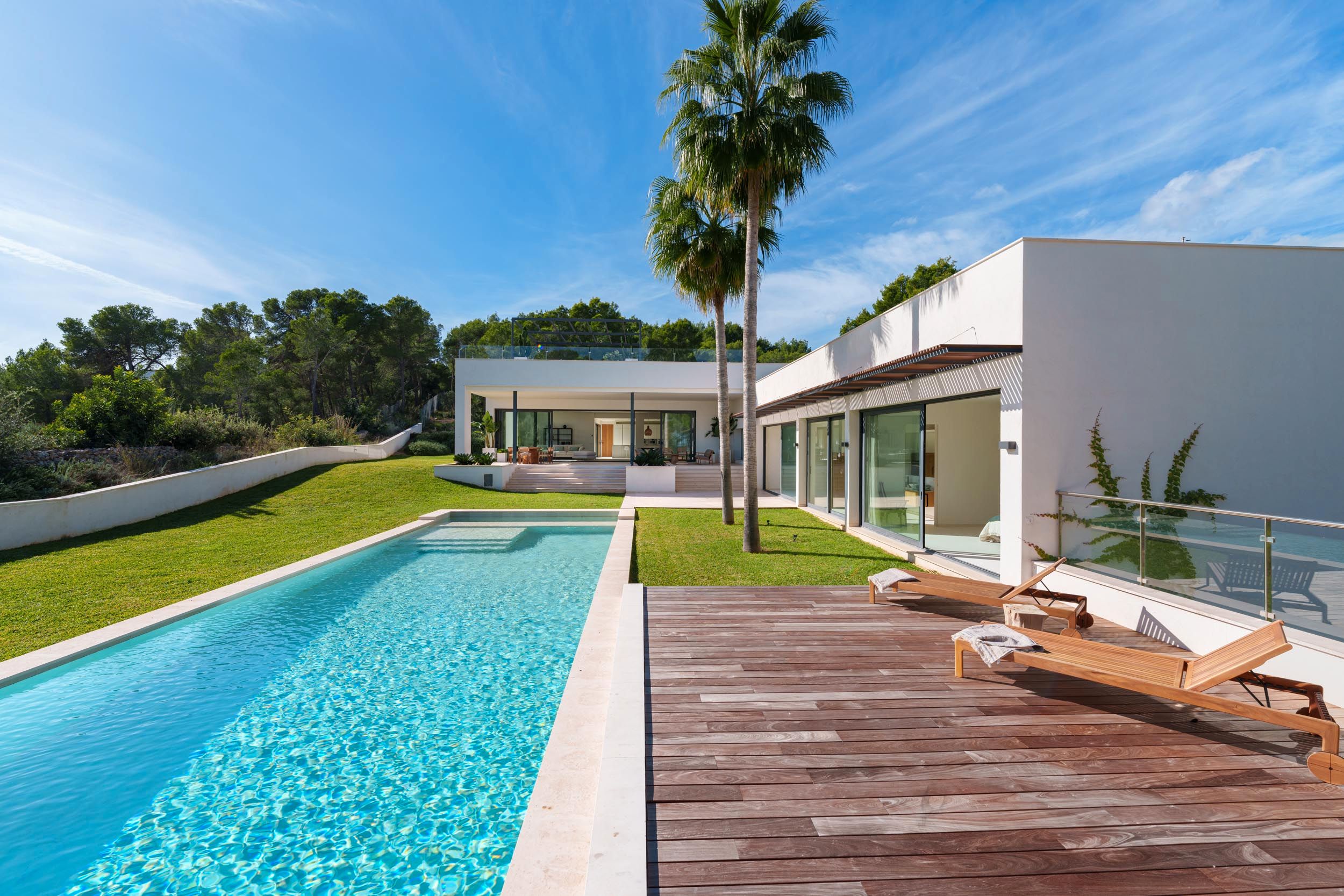 Vista exterior de Casa o chalet en venta en  Palma de Mallorca con Aire acondicionado, Calefacción y Jardín privado