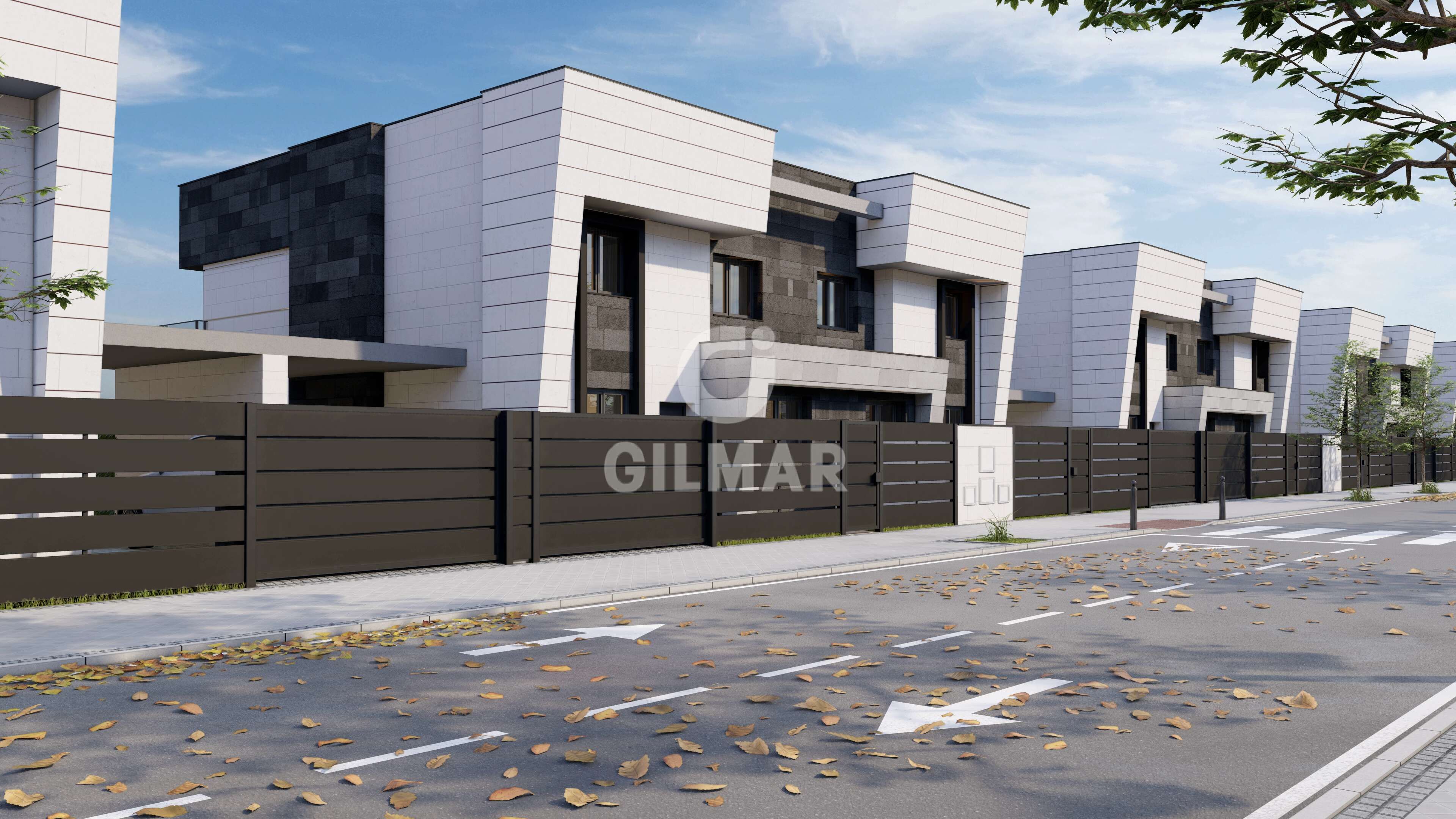 Exterior view of Single-family semi-detached for sale in Boadilla del Monte  with Heating and Private garden