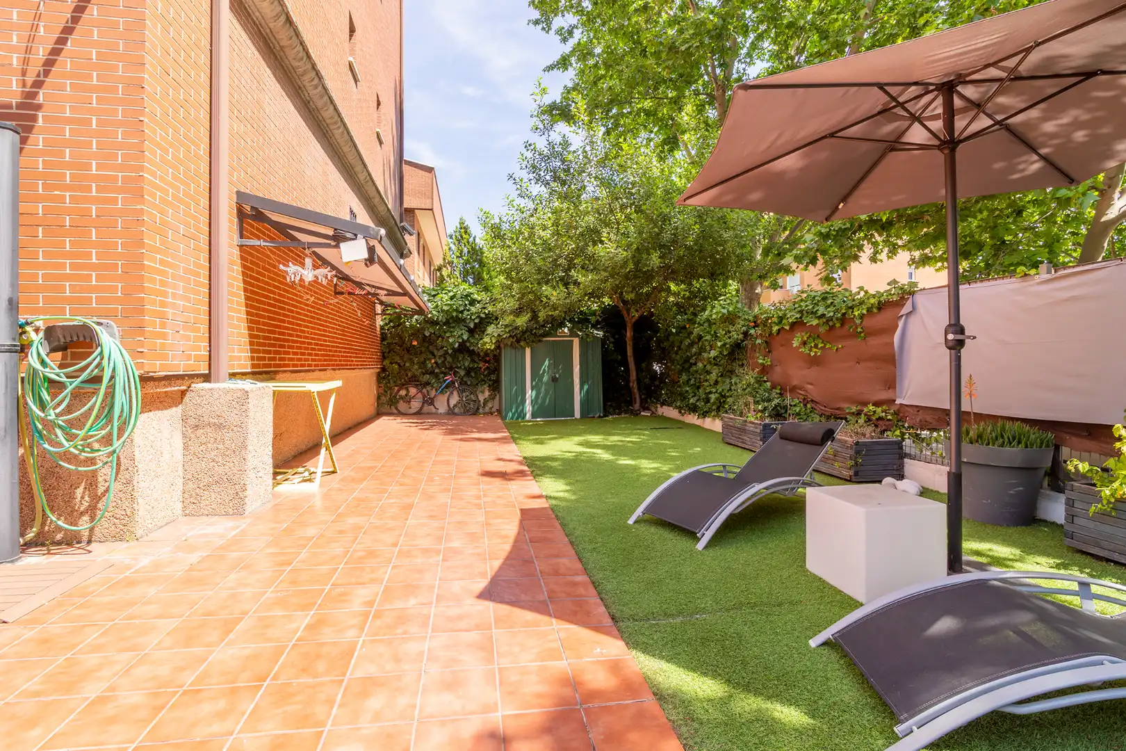 Terrace of Ground floor for sale in Alcorcón  with Heating, Private garden and Parquet flooring