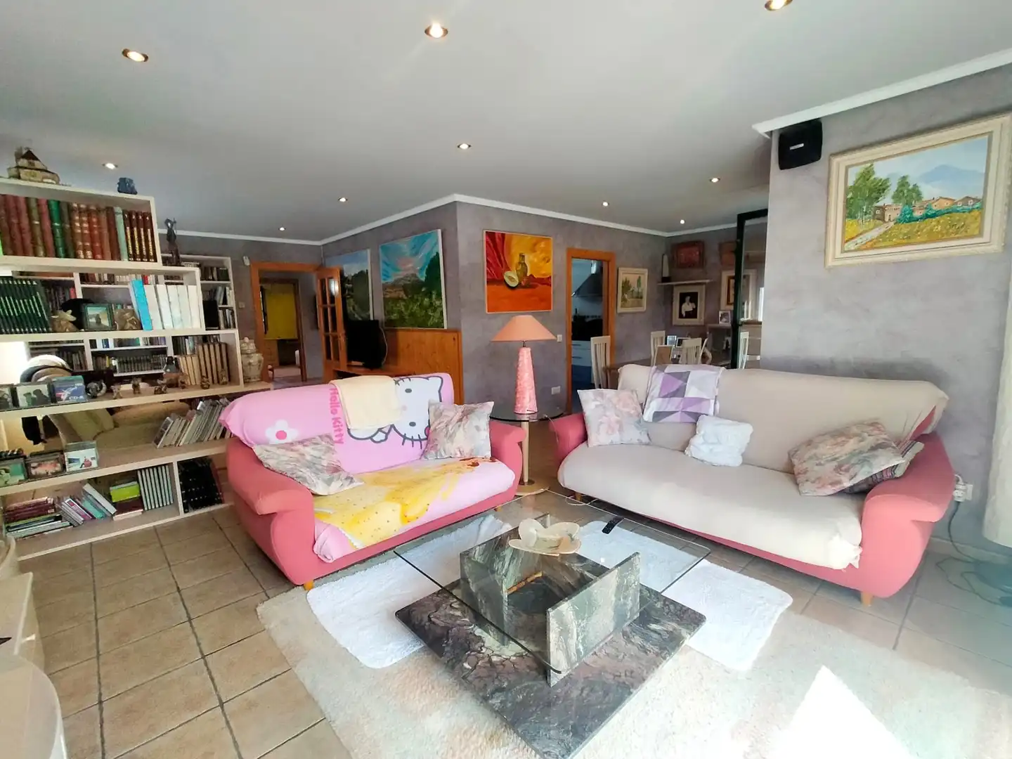 Sala de estar de Casa o chalet en venta en Ollauri con Calefacción, Jardín privado y Terraza