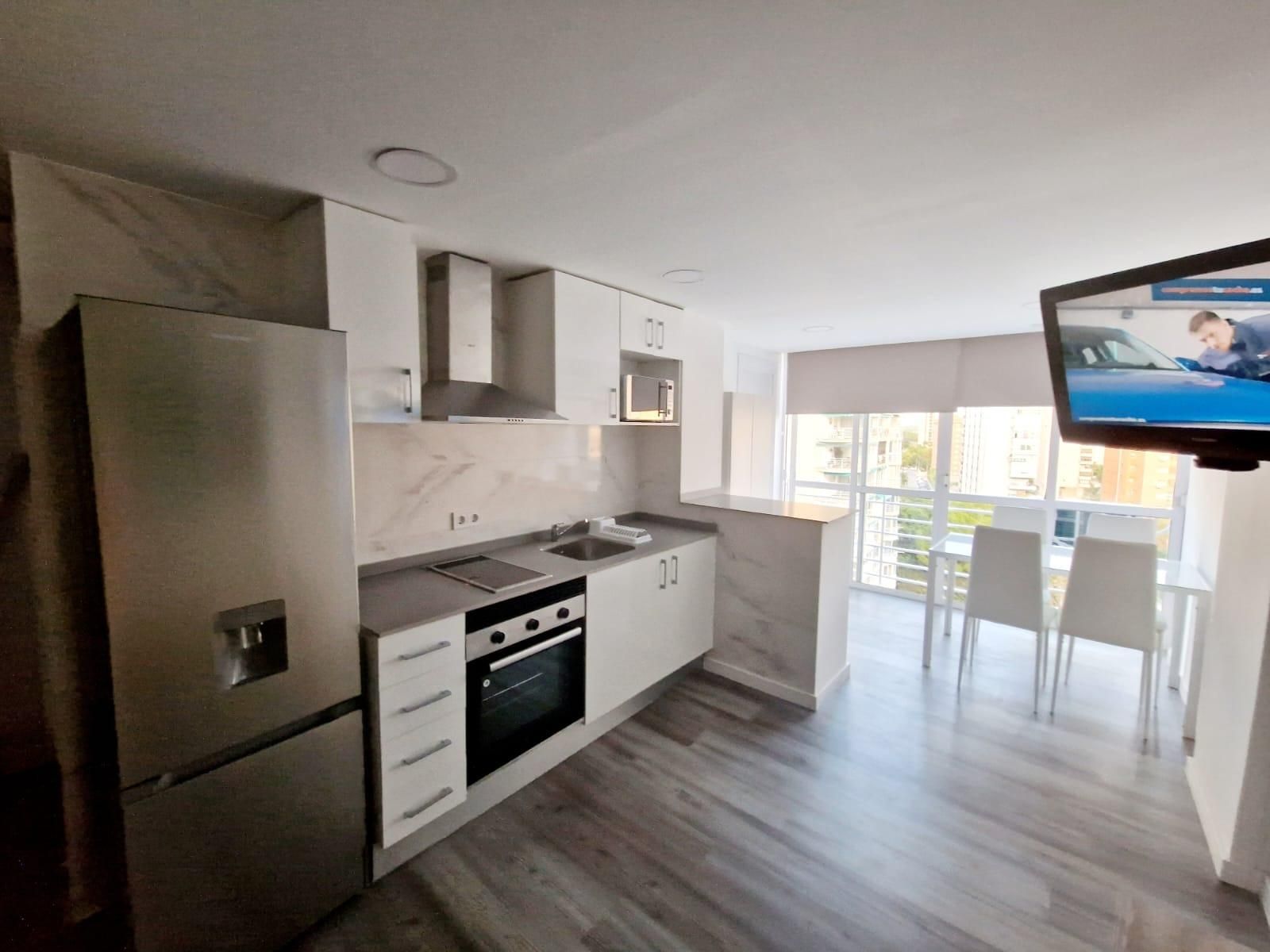 Kitchen of Flat for sale in Benidorm  with Air Conditioner and Community pool