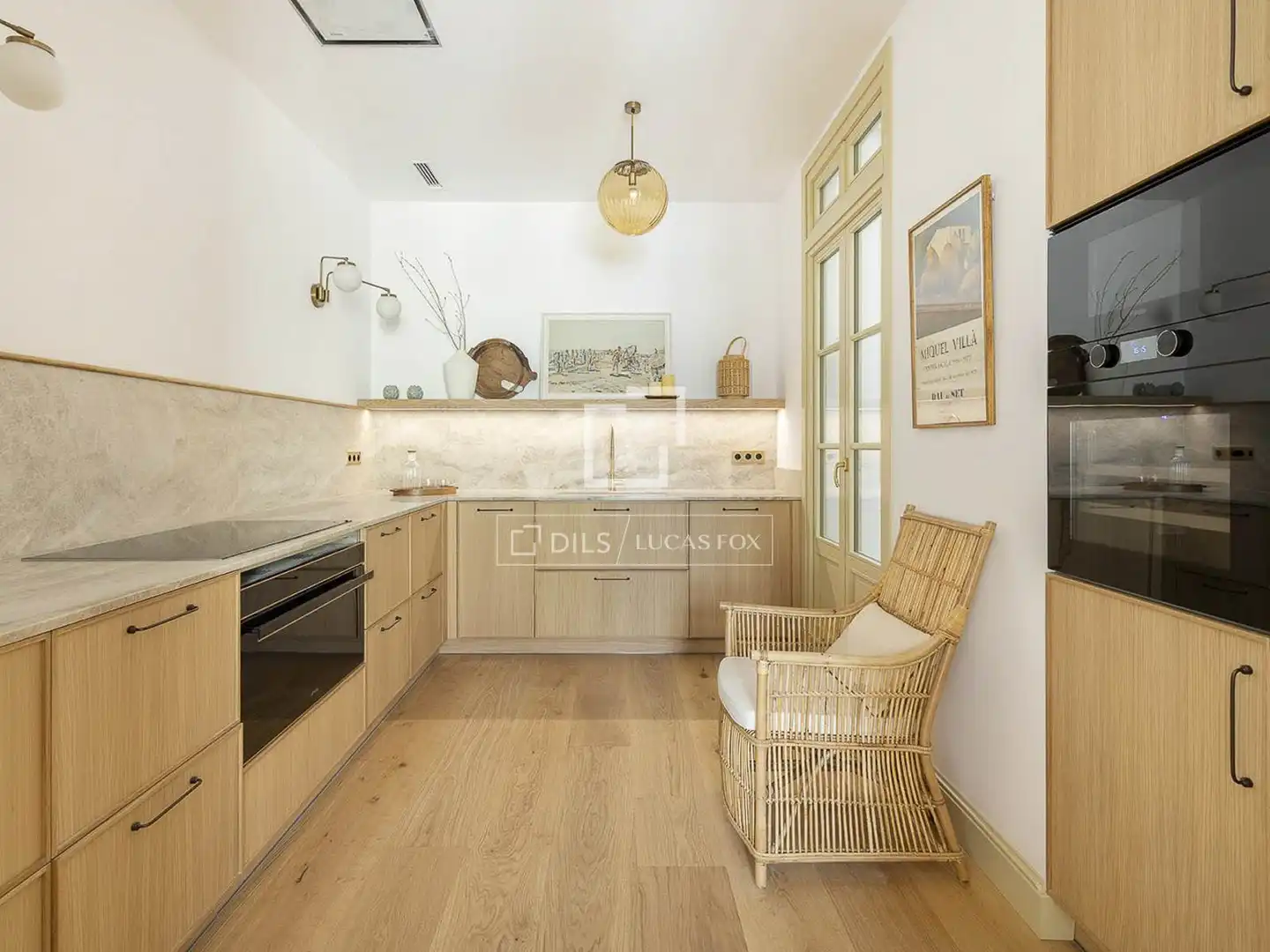 Kitchen of Flat for sale in Barcelona  with Air Conditioner, Heating and Parquet flooring