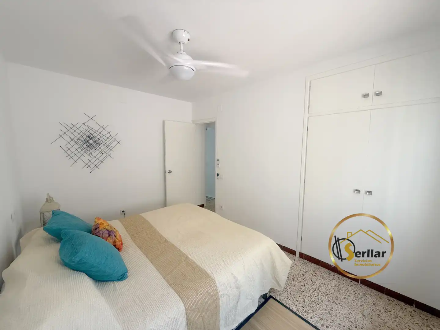 Schlafzimmer von Haus oder Chalet zum Verkauf in Calafell mit Klimaanlage, Heizung und Privatgarten