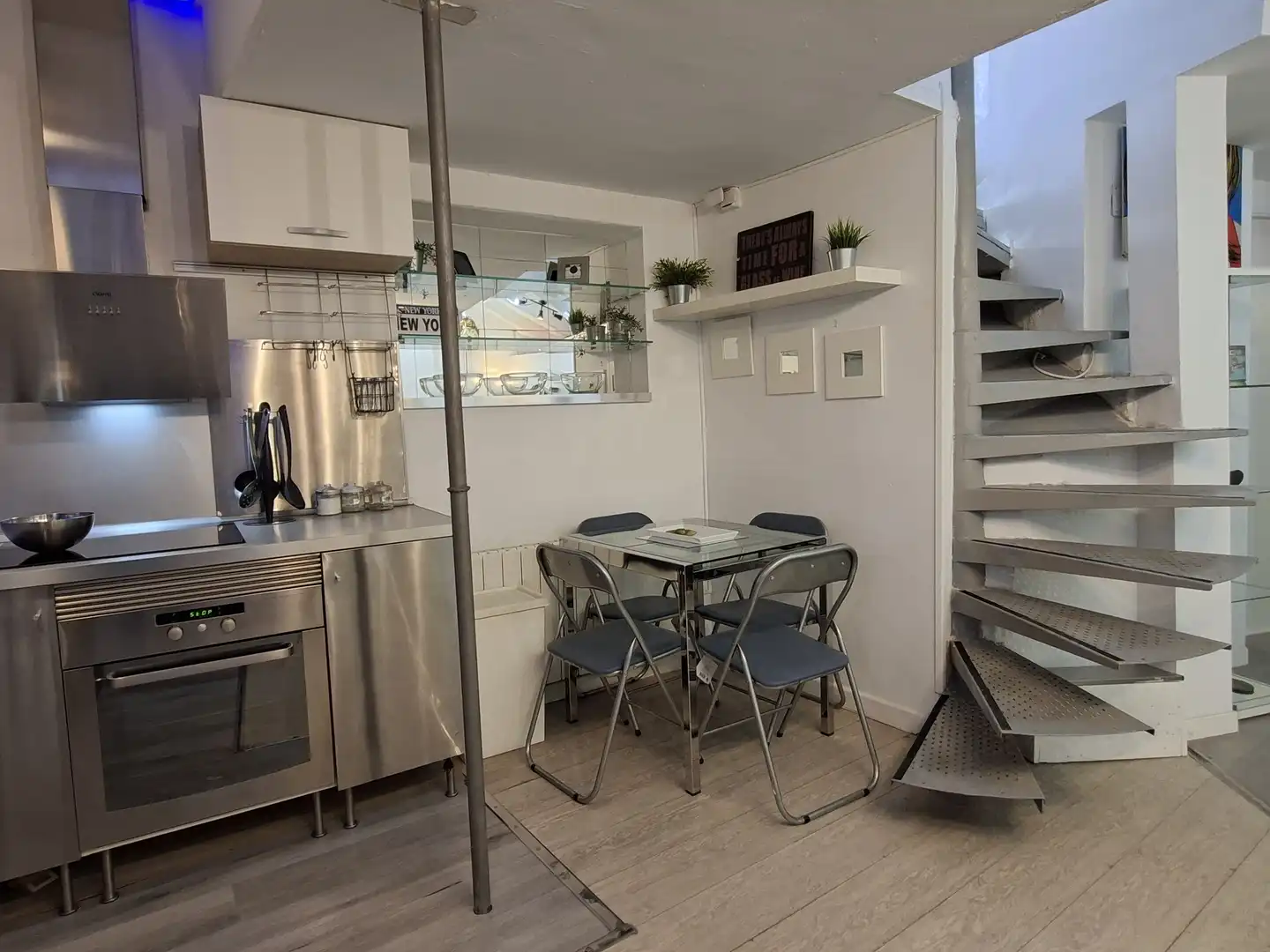 Cocina de Ático de alquiler en Centro