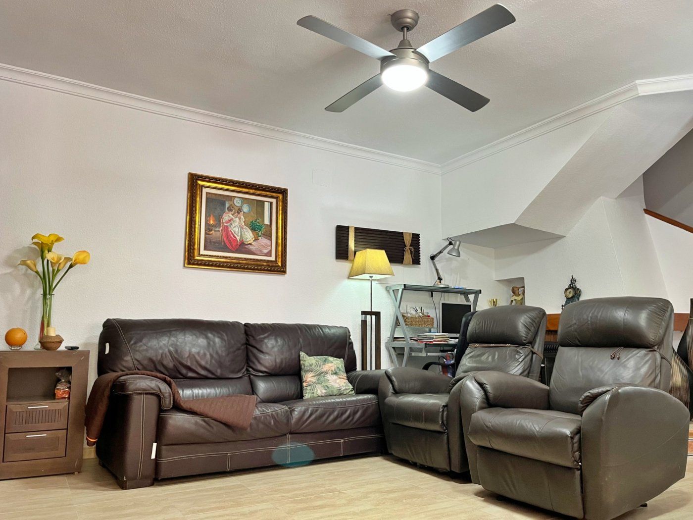 Living room of Single-family semi-detached for sale in Tavernes de la Valldigna  with Heating