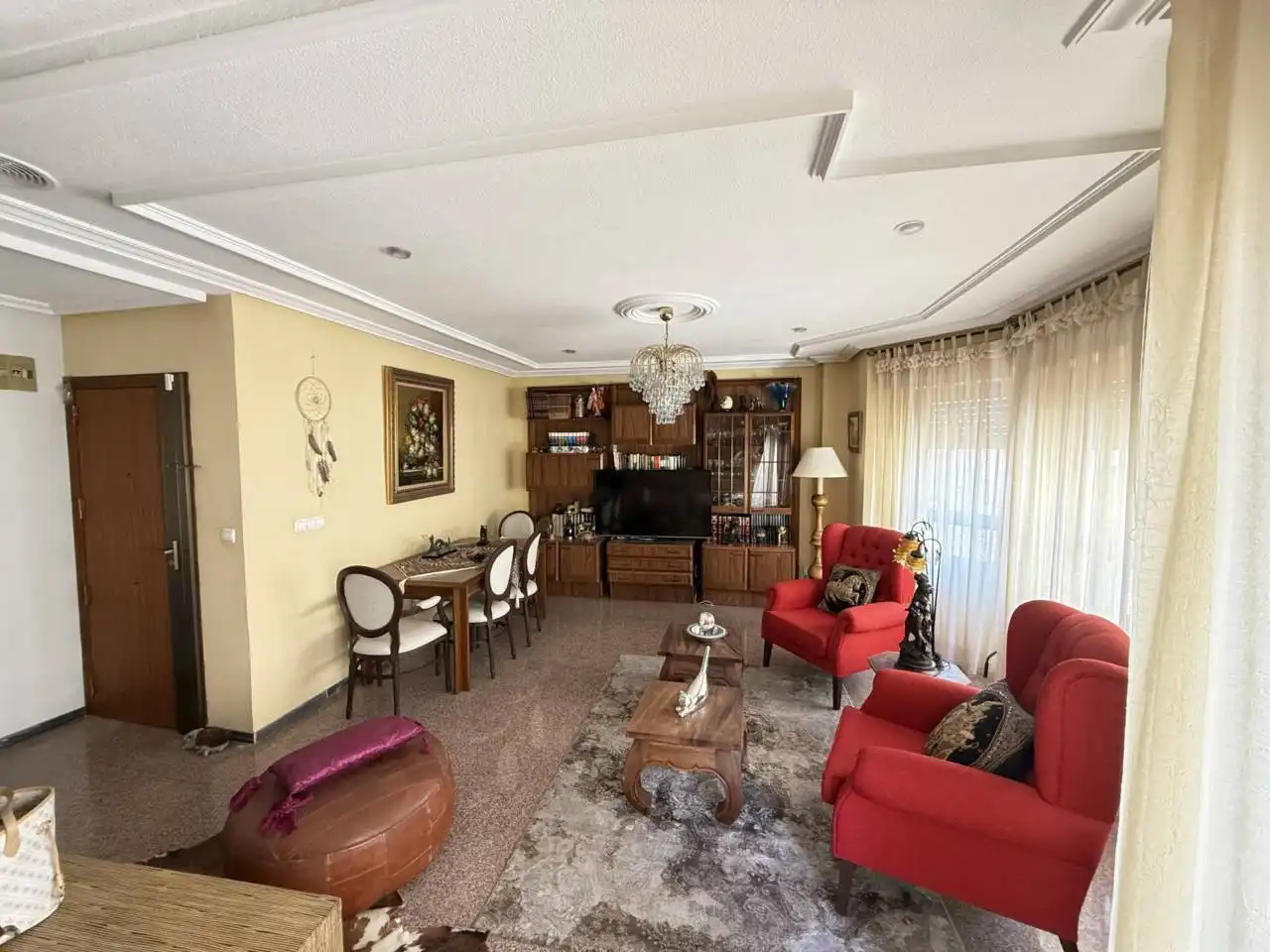 Sala de estar de Piso en venta en Elche / Elx con Aire acondicionado, Terraza y Trastero