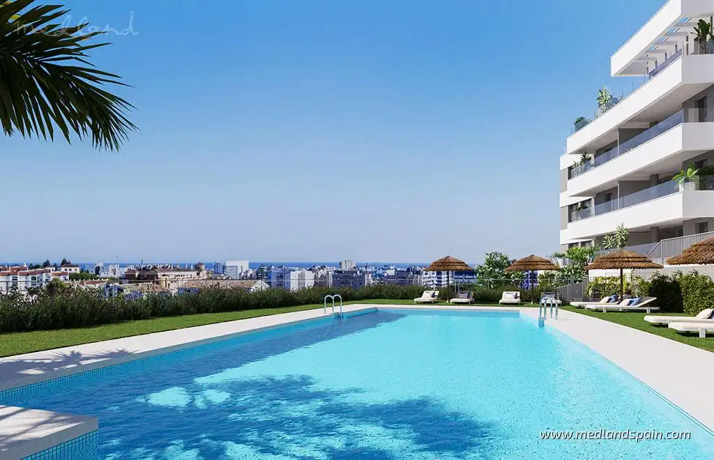 Apartament amb piscina en venda a Estepona Pueblo, imagen 2