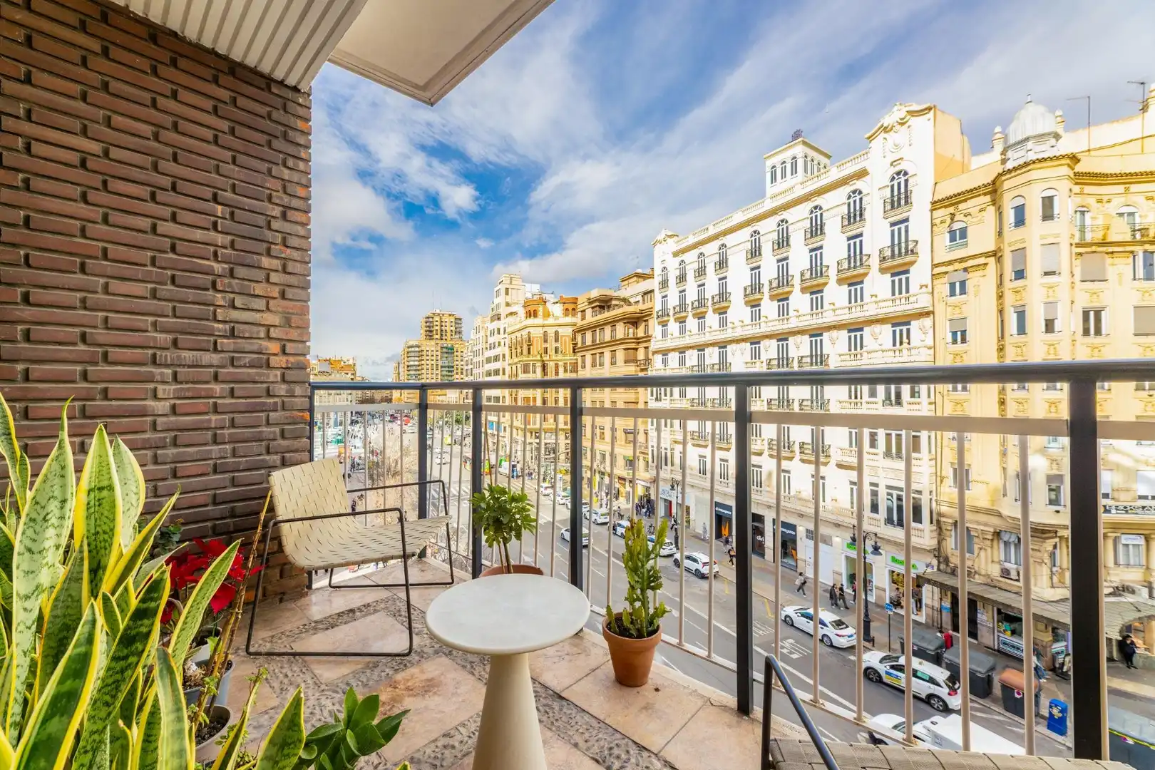 Terrassa de Pis de lloguer en Valencia amb Aire condicionat, Moblat i Balcó
