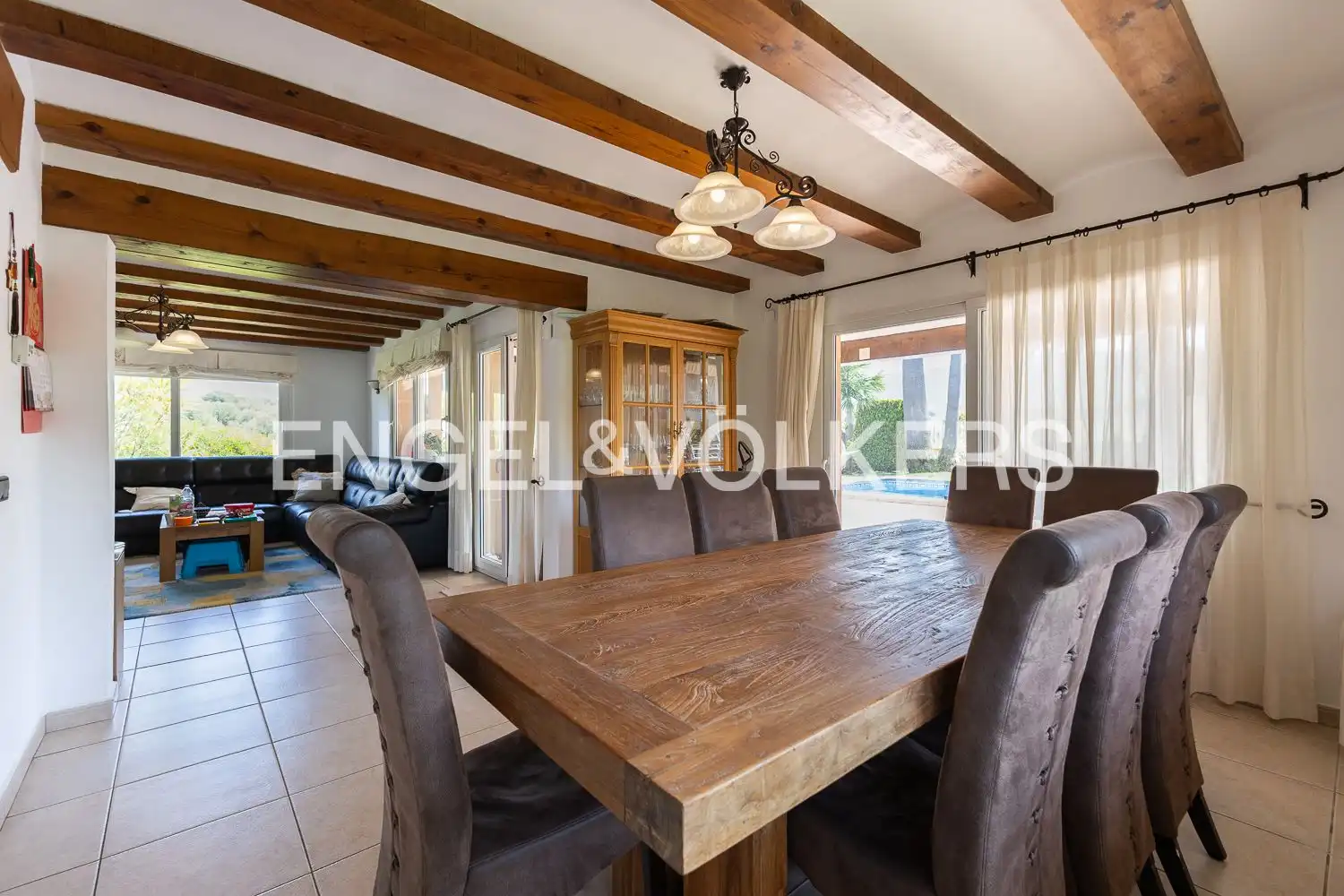 Comedor de Finca rústica en venta en Jávea / Xàbia con Aire acondicionado, Calefacción y Jardín privado