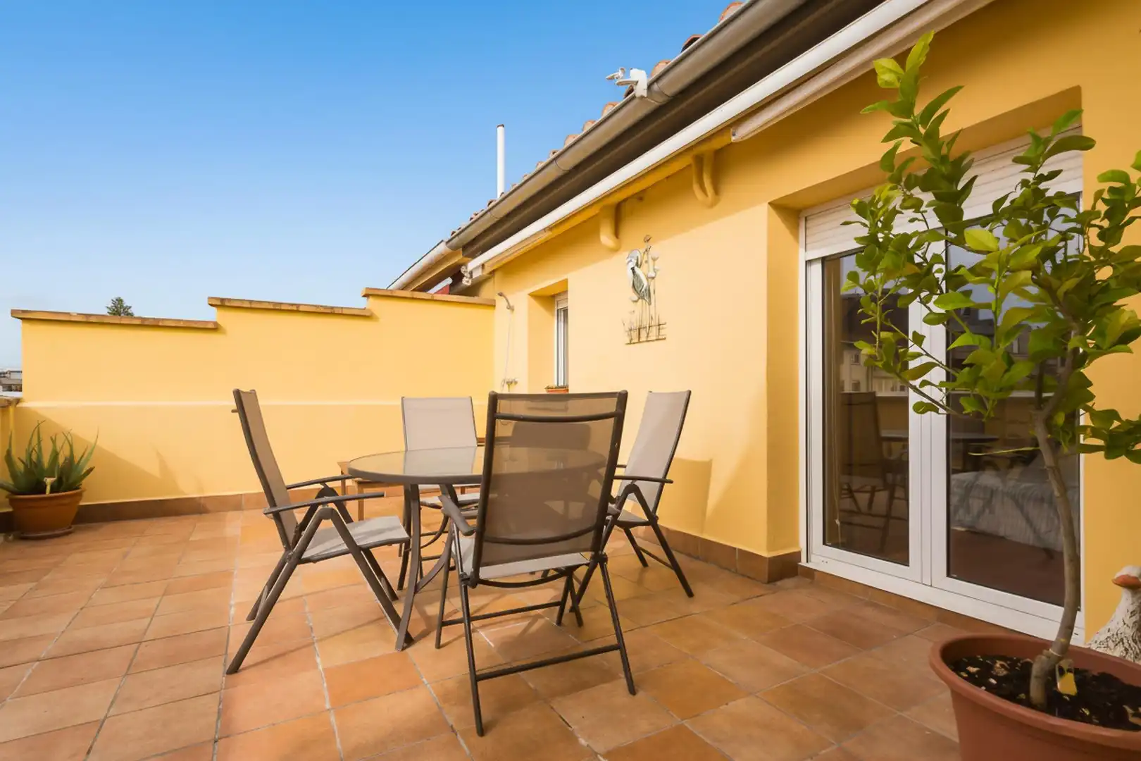 Terrace of Attic for sale in  Pamplona / Iruña  with Air Conditioner, Heating and Parquet flooring