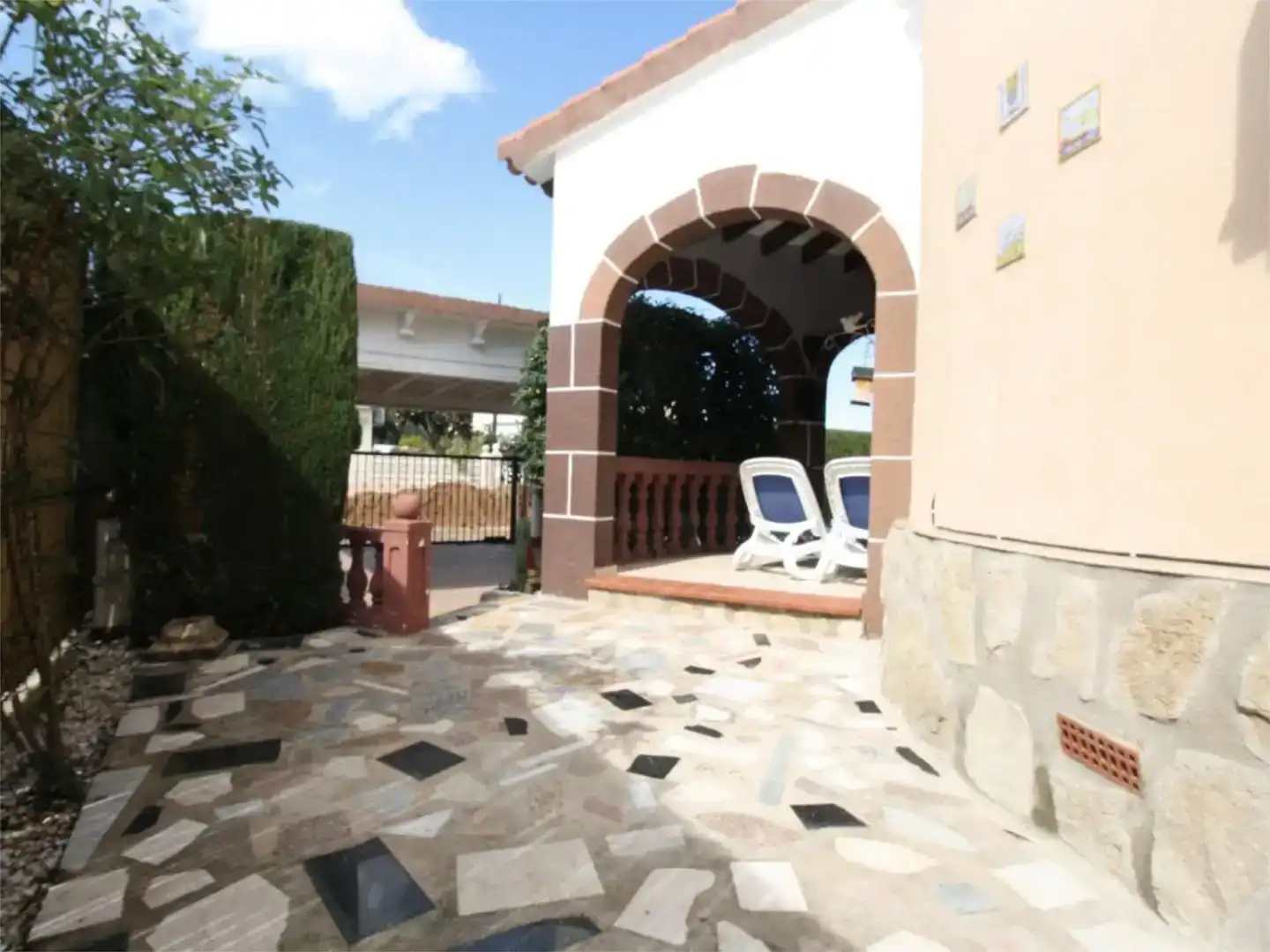 Terrassa de Casa o xalet en venda en Els Poblets amb Aire condicionat i Piscina
