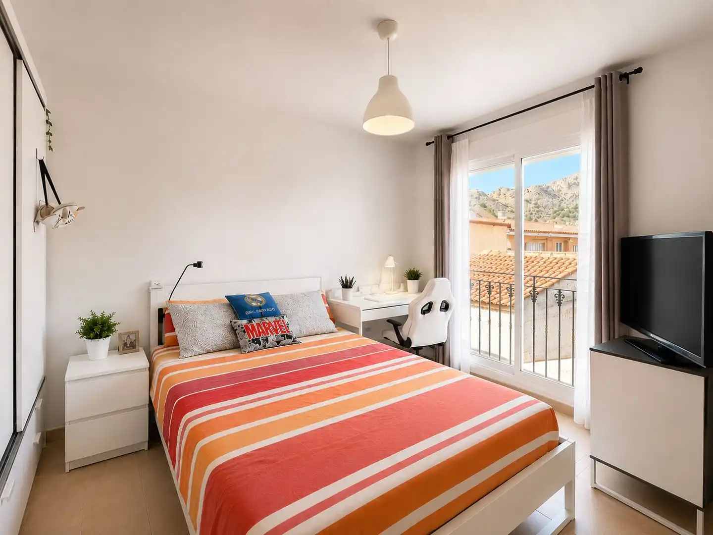 Schlafzimmer von Maisonette zum Verkauf in Murcia mit Klimaanlage, Heizung und Terrasse