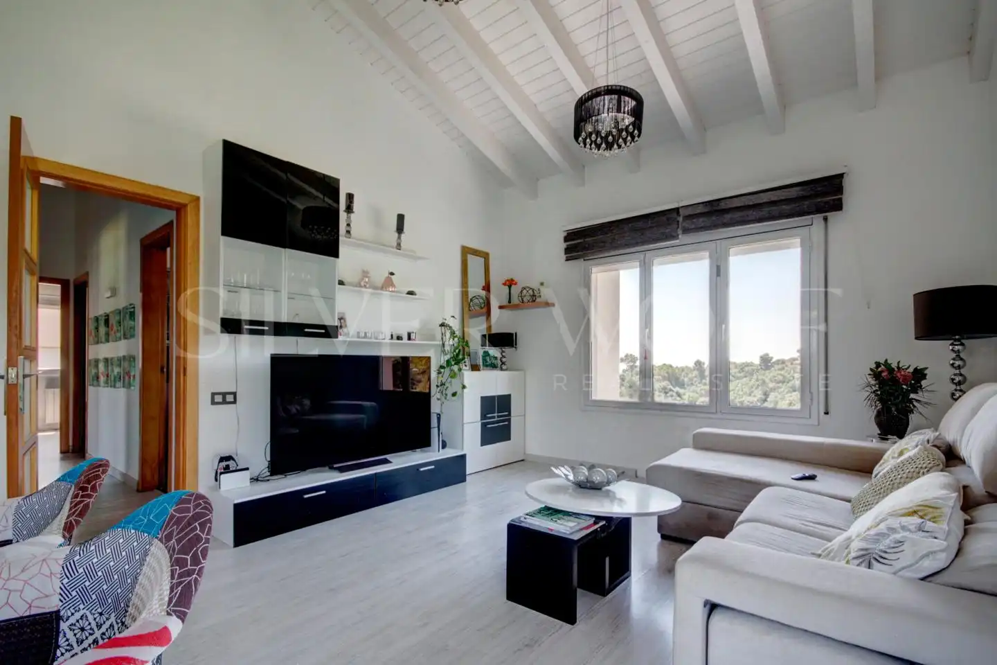 Sala d'estar de Casa o xalet en venda en Caldes de Montbui amb Aire condicionat, Calefacció i Jardí privat