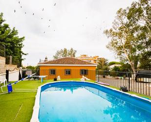 Swimming pool of House or chalet for sale in Málaga Capital  with Air Conditioner, Private garden and Terrace