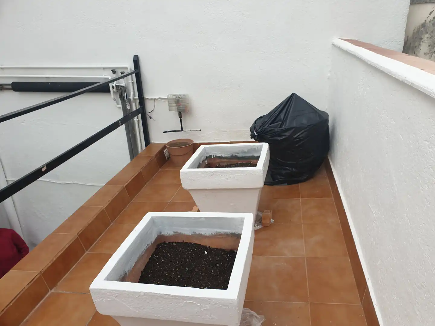 Terraza de Piso de alquiler en Sabadell con Calefacción, Terraza y Amueblado