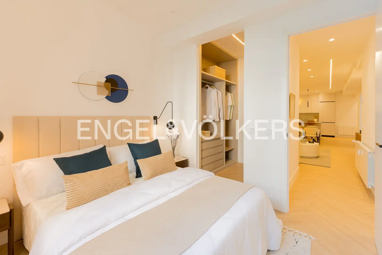 Schlafzimmer von Wohnung zum Verkauf in Madrid mit Klimaanlage, Heizung und Parkett