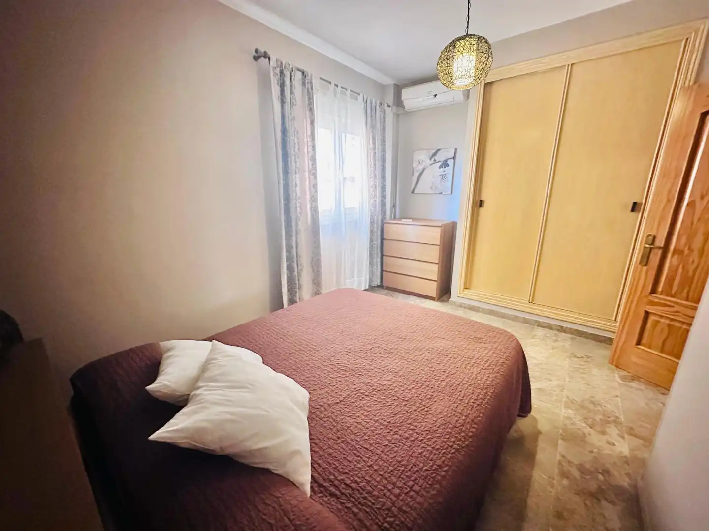 Bedroom of Flat for sale in Málaga  with Air Conditioner, Storage room and Balcony