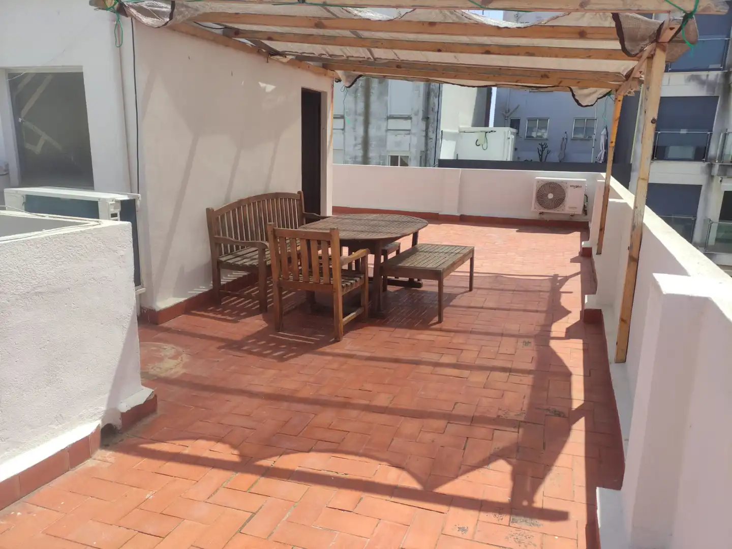 Terrasse von Wohnung zum Verkauf in Burriana / Borriana mit Klimaanlage, Möbliert und Ofen