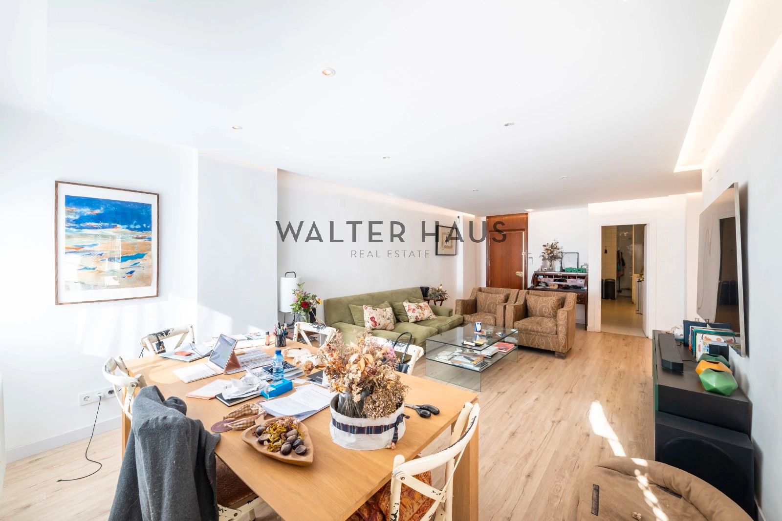 Living room of Flat for sale in  Madrid Capital  with Air Conditioner, Heating and Terrace