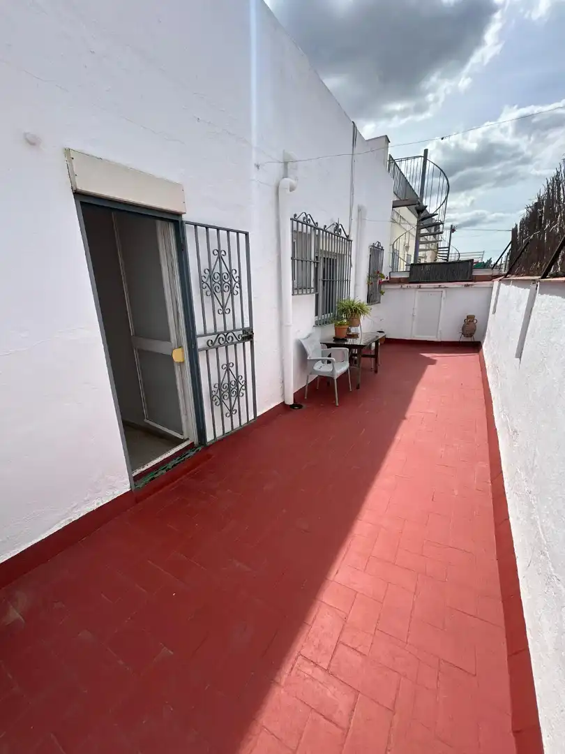 Terraza de Ático de alquiler en Sevilla con Aire acondicionado y Calefacción