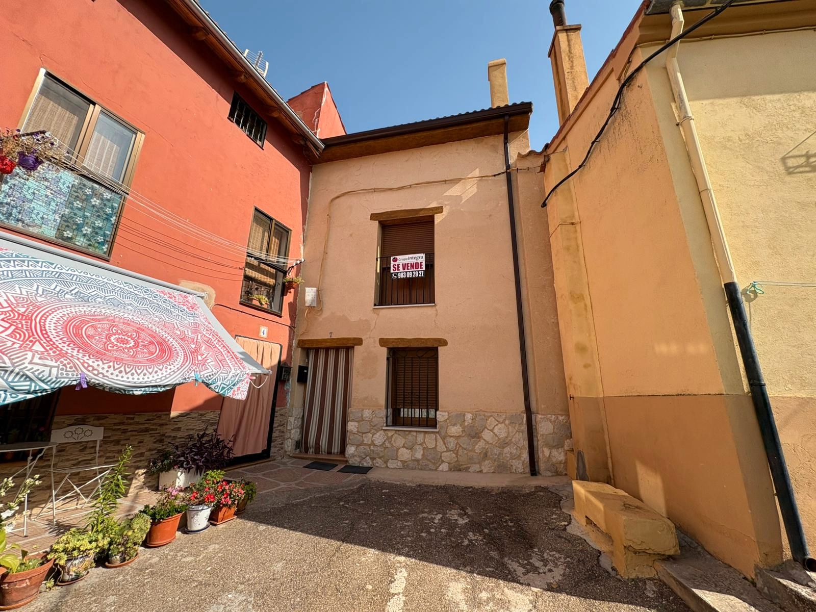 Vista exterior de Finca rústica en venta en Fombellida con Calefacción, Terraza y Trastero