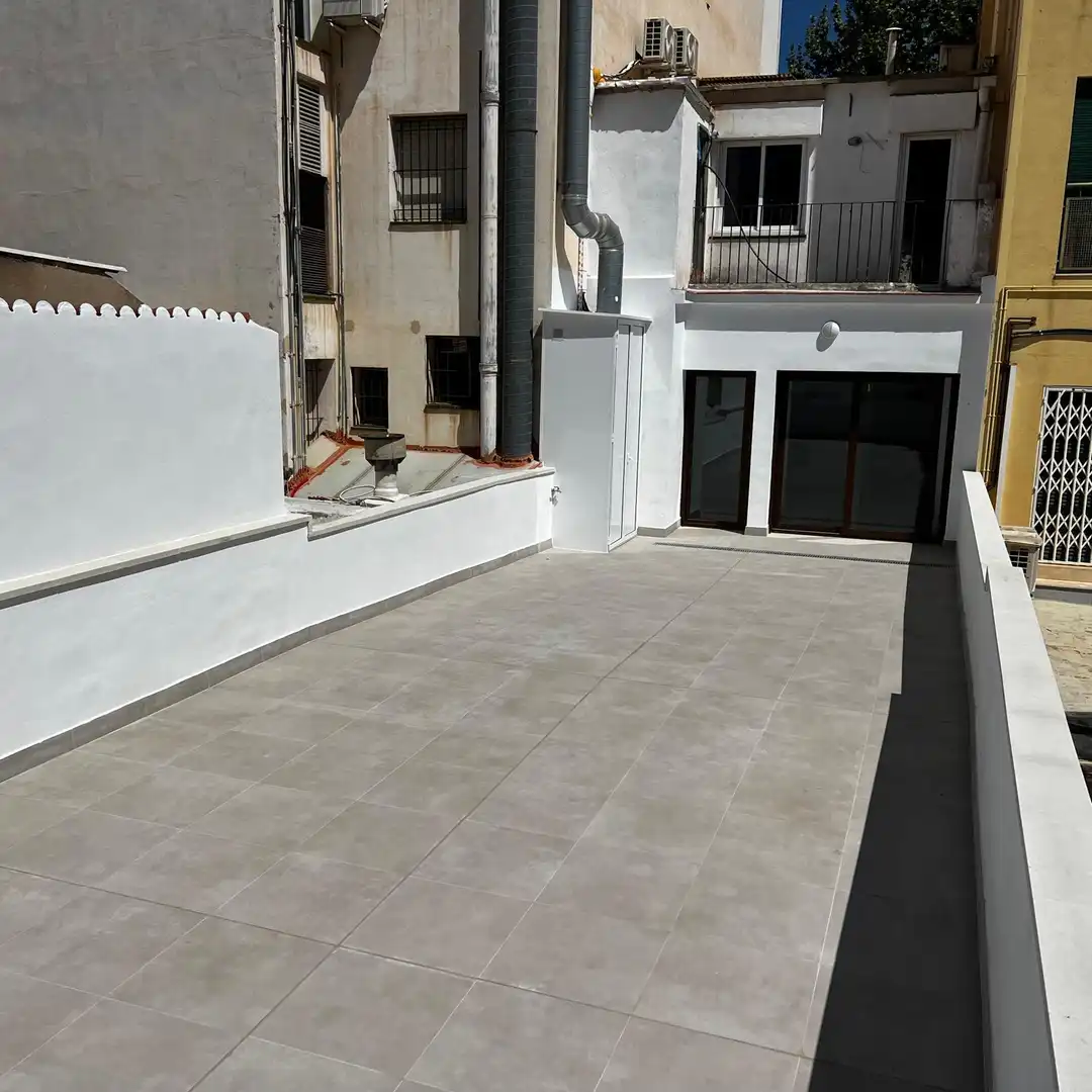 Terrassa de Pis de lloguer en Vilanova i la Geltrú amb Aire condicionat, Calefacció i Parquet