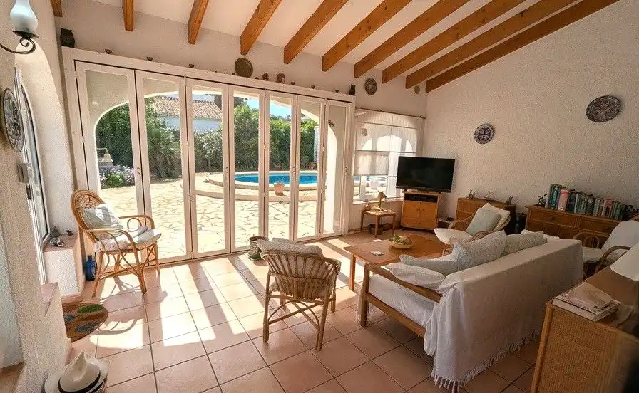 Living room of Houses for sale in Jávea / Xàbia  with Heating and Swimming Pool
