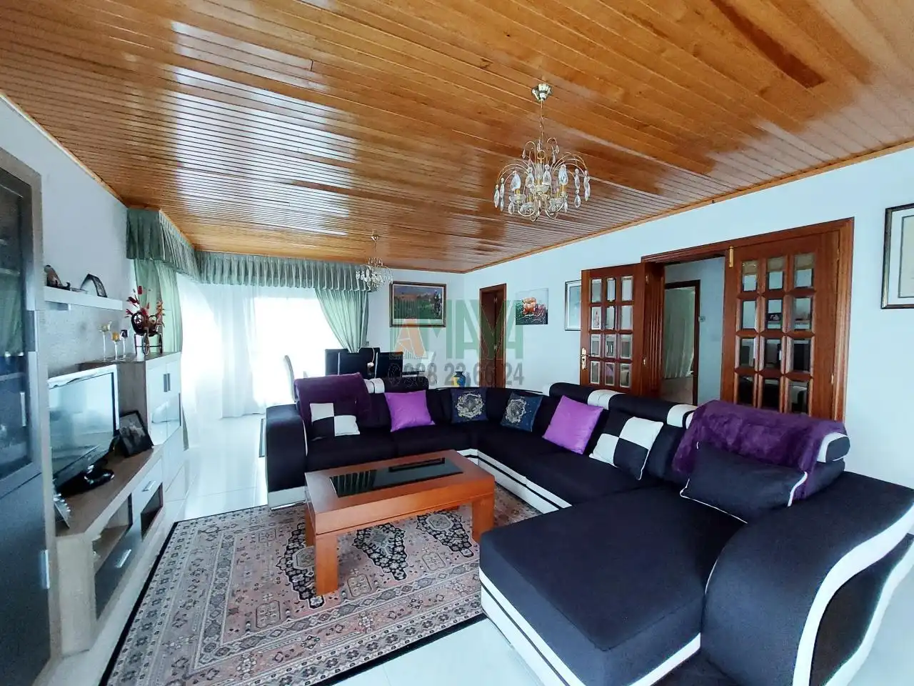 Sala de estar de Casa o chalet en venta en Maceda con Calefacción, Jardín privado y Parquet