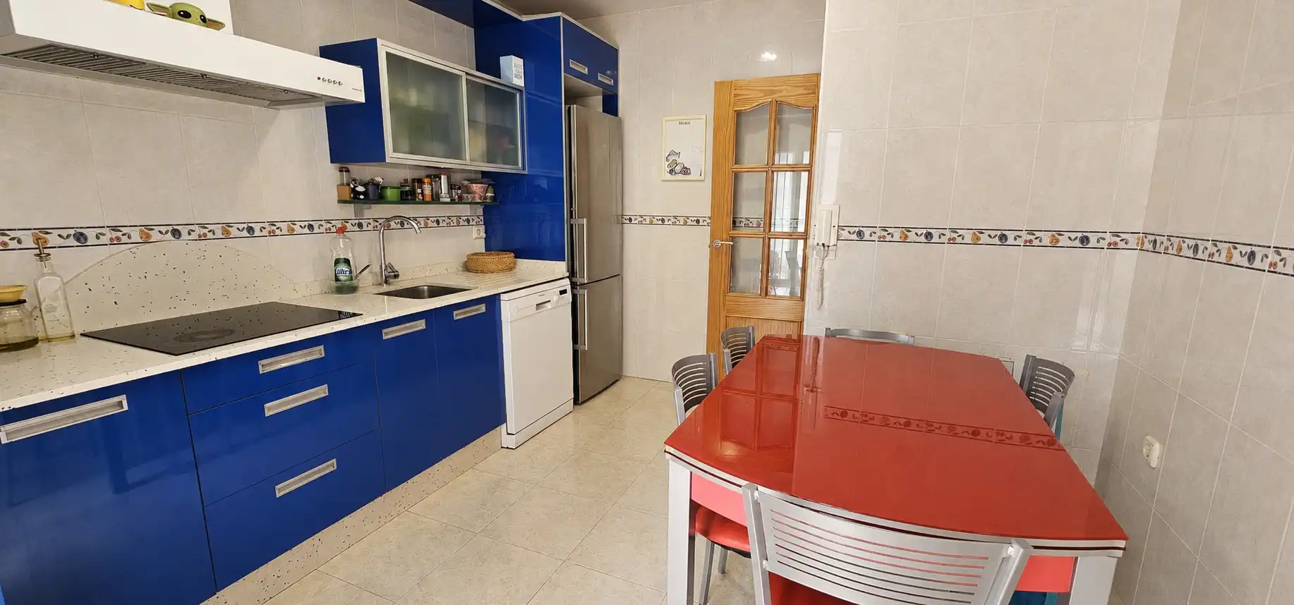 Cuina de Casa adosada en venda en Totana amb Aire condicionat, Moblat i Forn