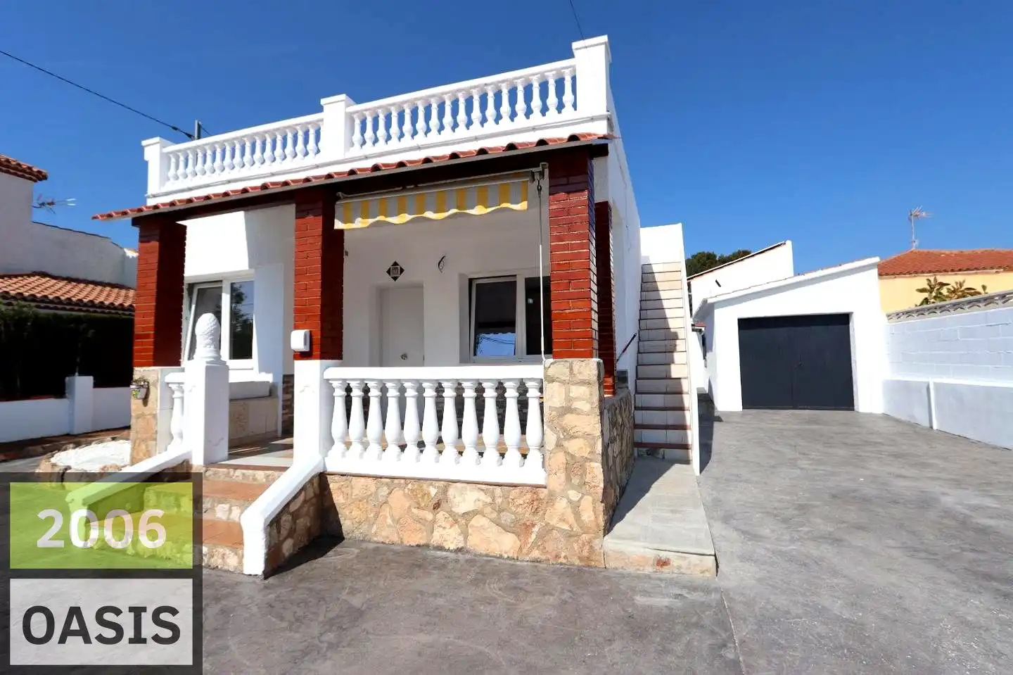 Vista exterior de Casa o chalet en venta en Mont-roig del Camp con Aire acondicionado y Jardín privado