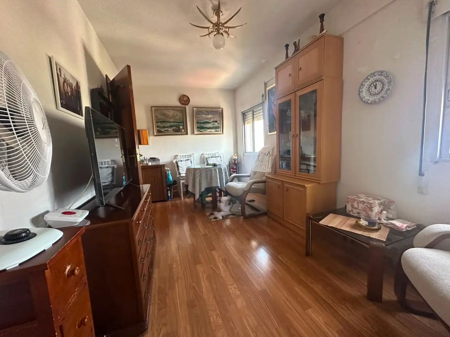 Living room of Flat for sale in Madrid  with Air Conditioner and Heating