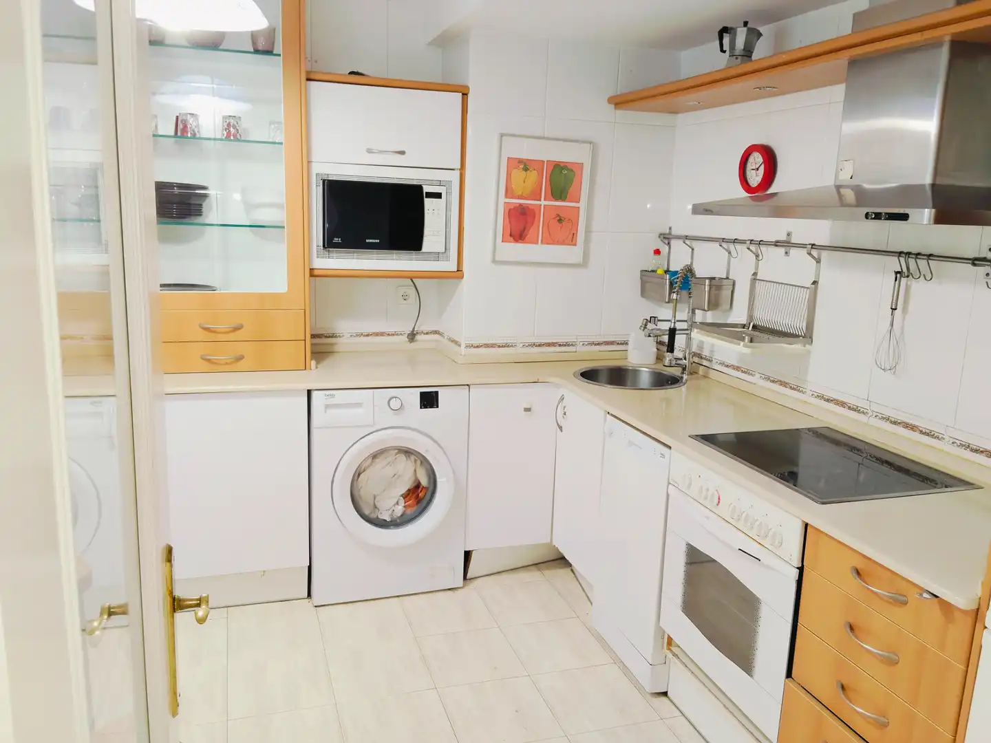 Cocina de Dúplex en venta en Santander con Calefacción, Parquet y Amueblado