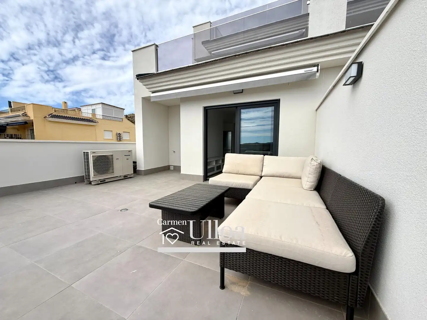 Terrasse von Wohnung zum Verkauf in Mutxamel mit Klimaanlage, Heizung und Privatgarten