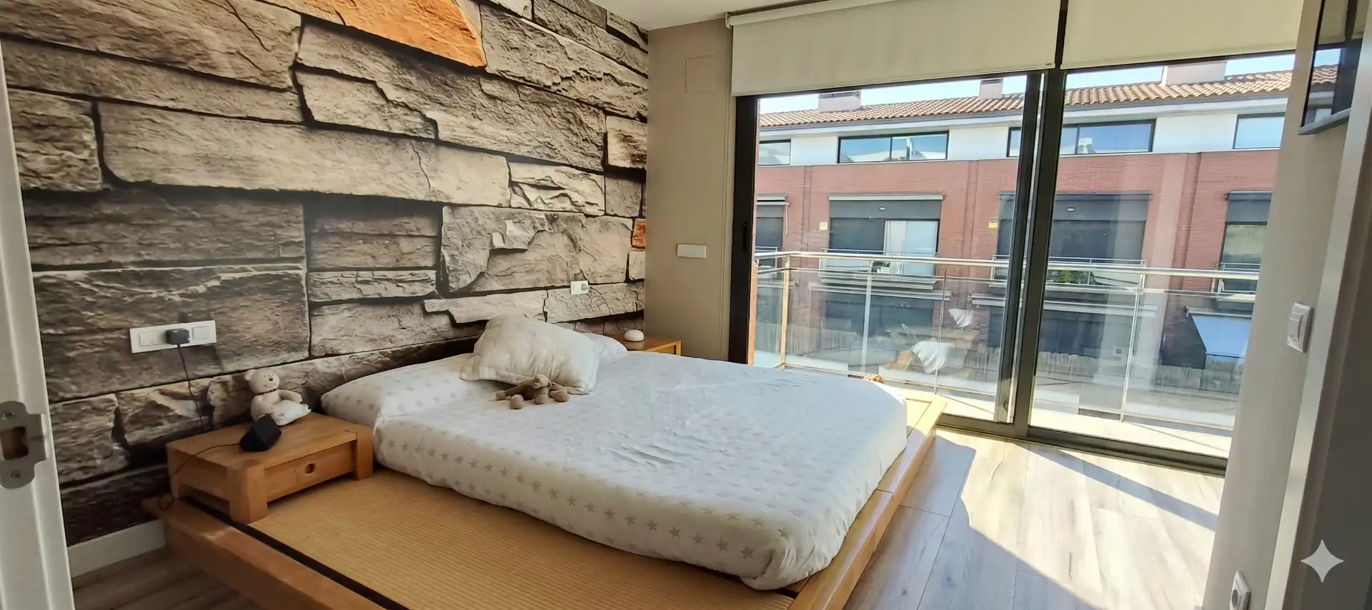 Schlafzimmer von Haus oder Chalet zum Verkauf in Sant Andreu de Llavaneres mit Klimaanlage, Heizung und Privatgarten
