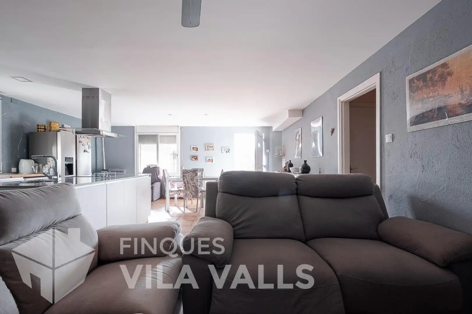 Sala de estar de Casa o chalet en venta en Bigues i Riells del Fai con Calefacción, Jardín privado y Terraza