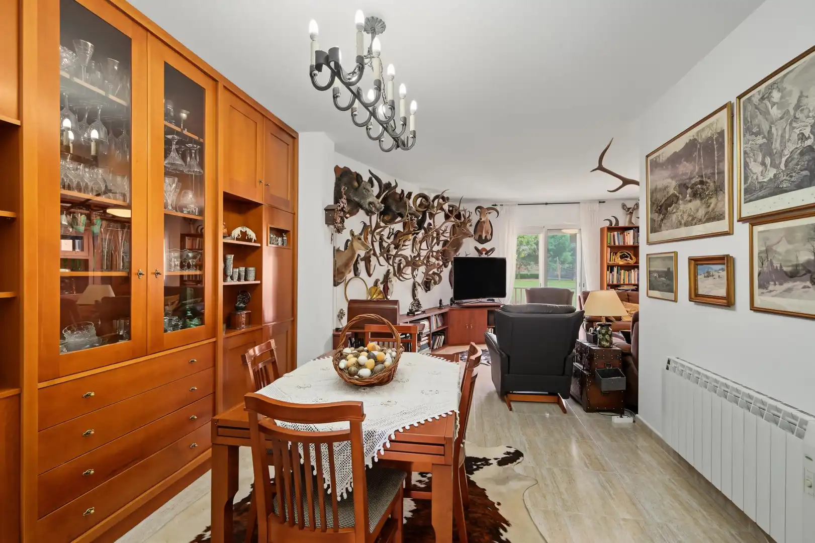 Dining room of Flat for sale in Maçanet de Cabrenys  with Heating, Terrace and Oven