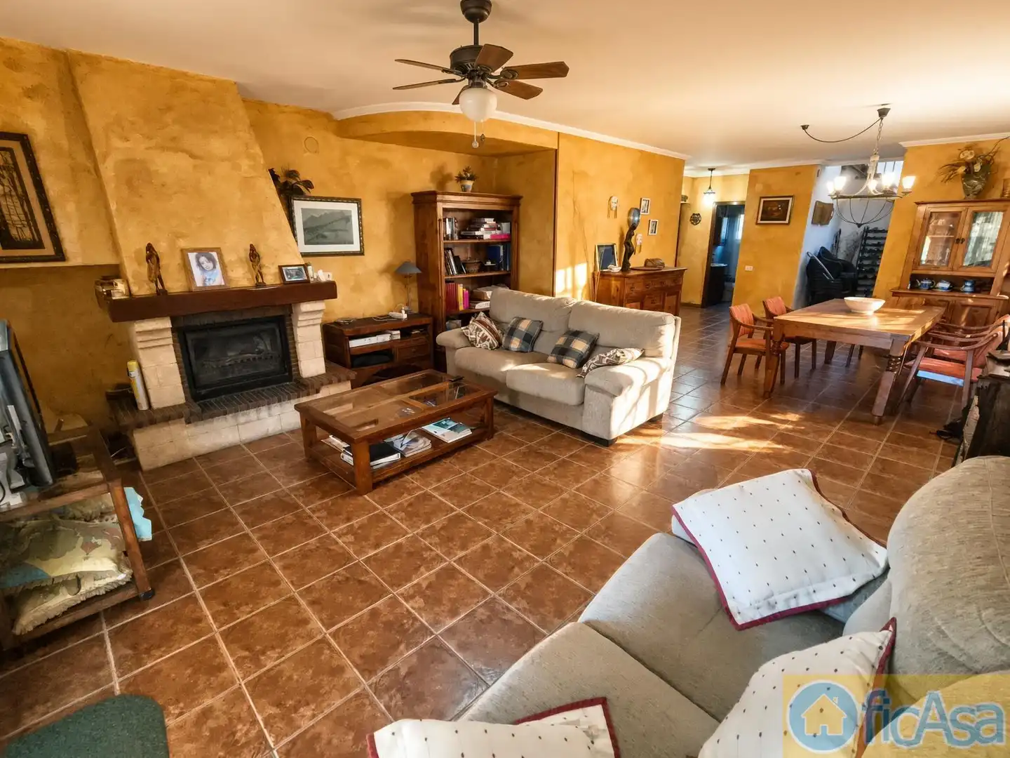Living room of Houses for sale in Borriol  with Terrace, Storage room and Swimming Pool
