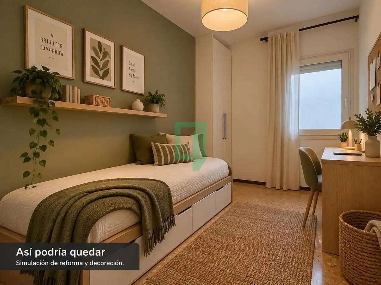 Bedroom of Flat for sale in Badalona  with Air Conditioner and Balcony