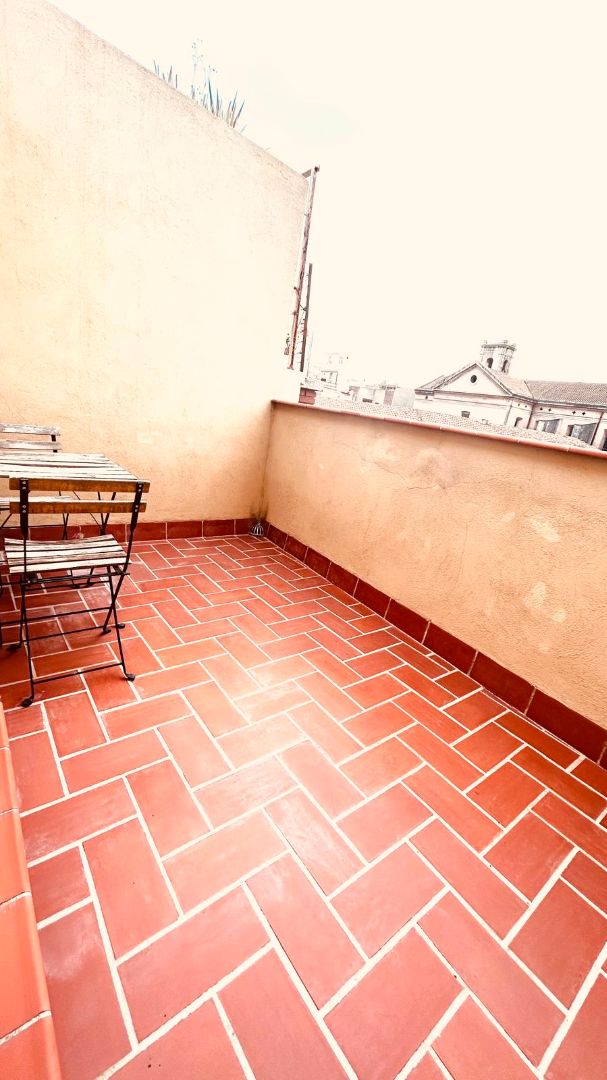 Terraza de Apartamento en venta en  Barcelona Capital con Calefacción, Terraza y Amueblado