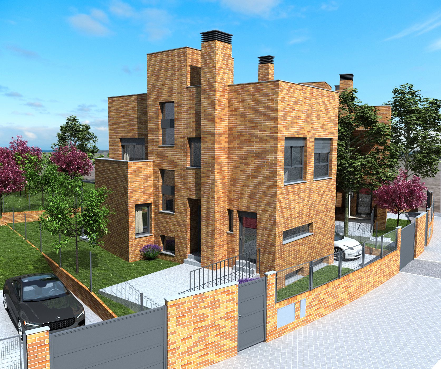 Vista exterior de Casa o chalet en venta en Móstoles con Aire acondicionado, Calefacción y Jardín privado