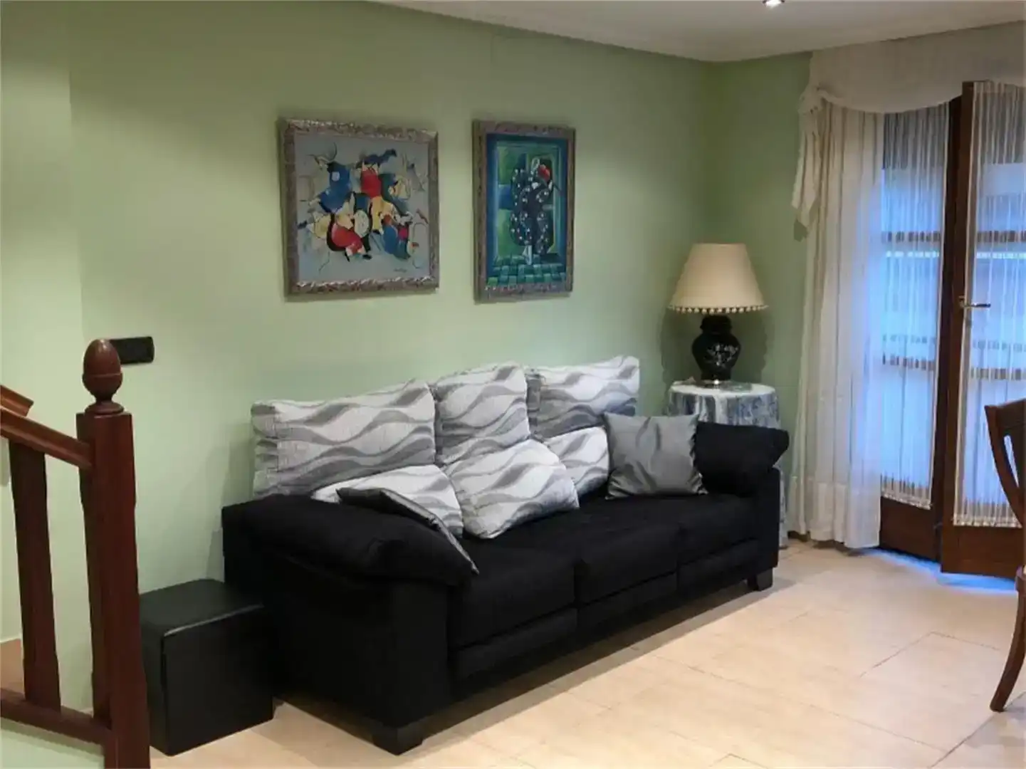 Sala d'estar de Casa adosada en venda en Mansilla de las Mulas, León