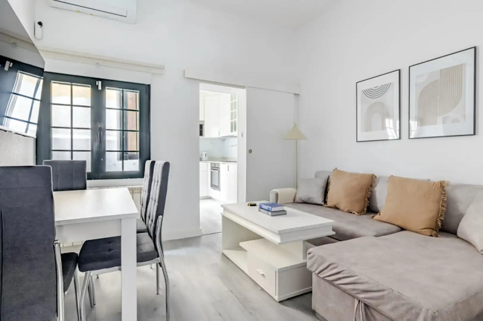 Sala d'estar de Pis de lloguer en Barrio de Salamanca