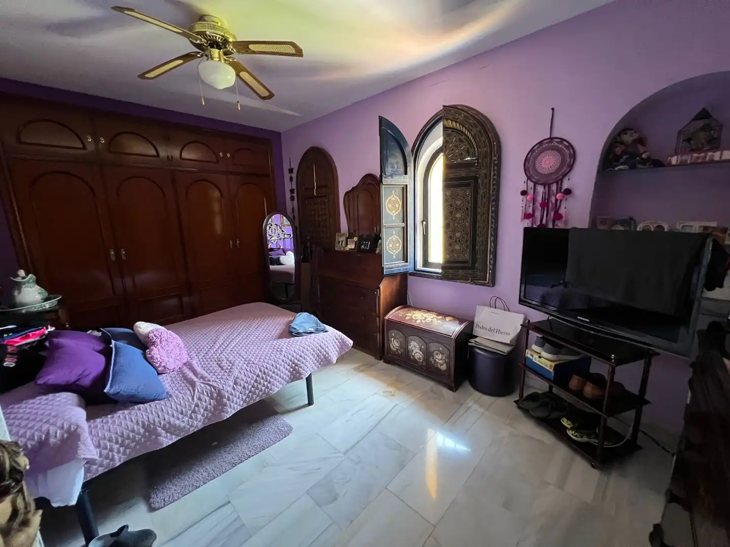 Bedroom of Houses for sale in Málaga  with Air Conditioner, Heating and Private garden