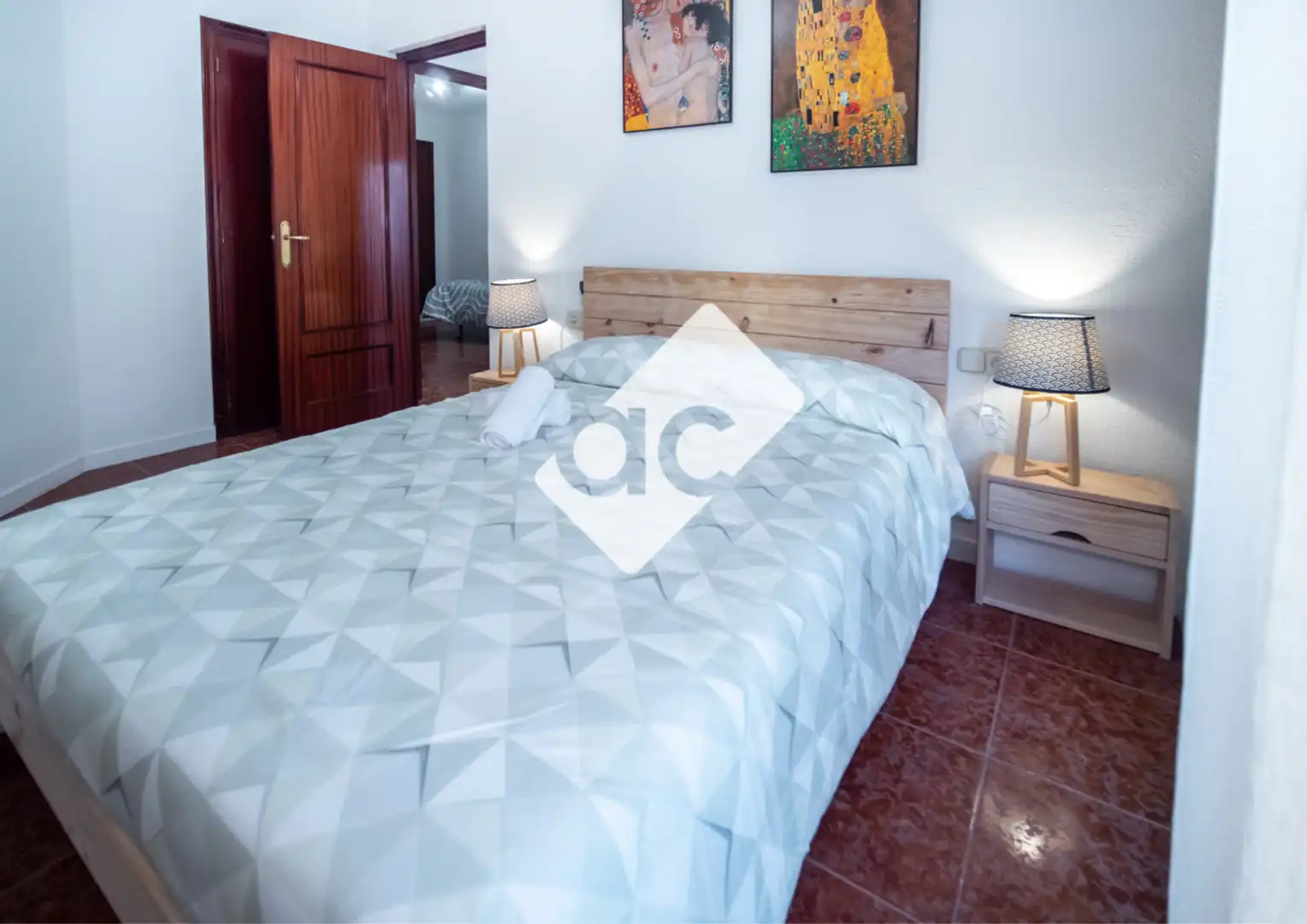 Dormitori de Apartament de lloguer en Valencia amb Aire condicionat, Calefacció i Parquet